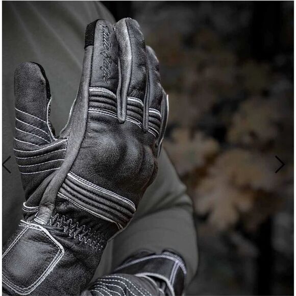 New. Indie Ridge  FULL GAUNTLET • BLACK leather. XXL Retails $84 - Picture 2 of 13